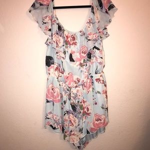 Charlotte Russe off the shoulder romper 2x